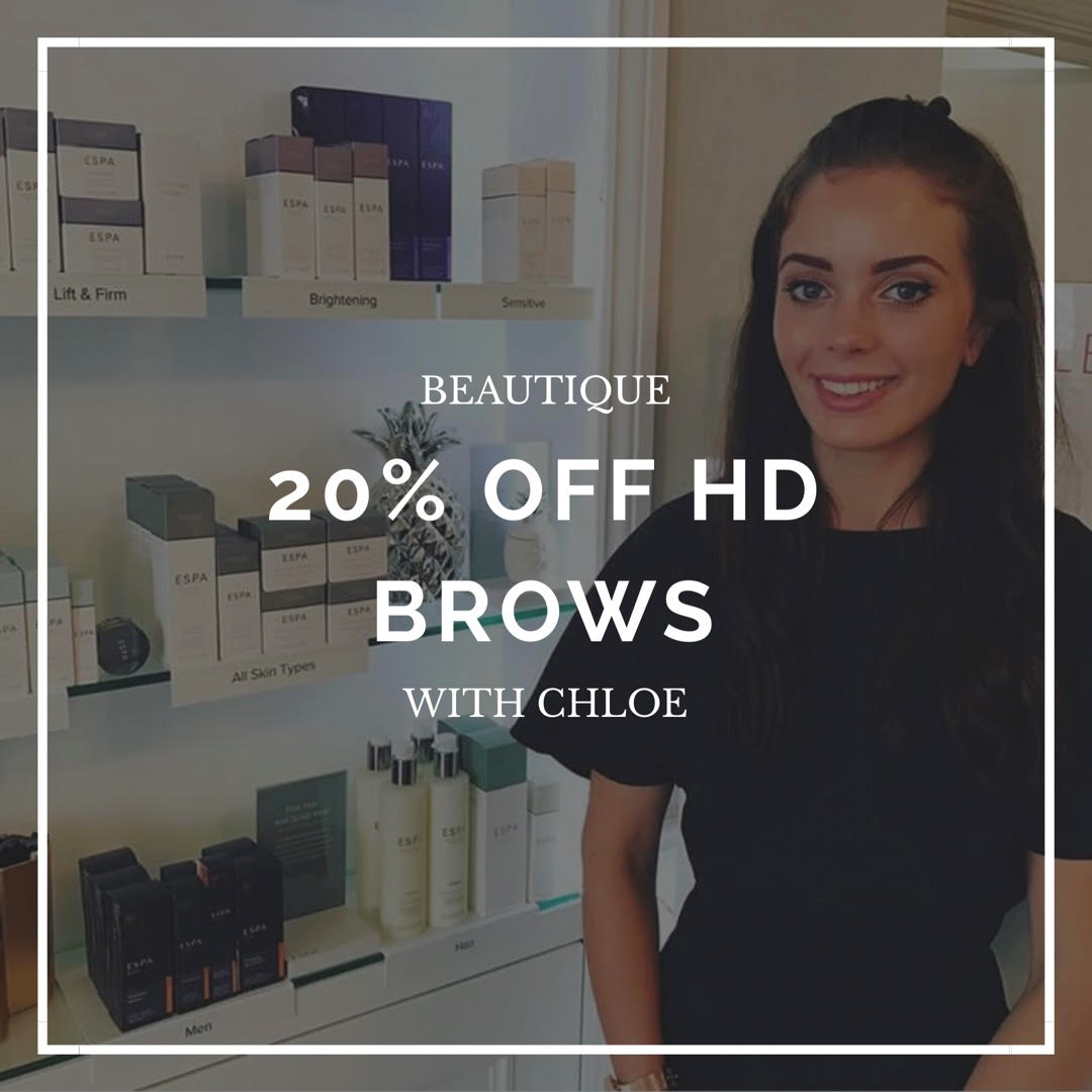 20% OFF HD BROWS